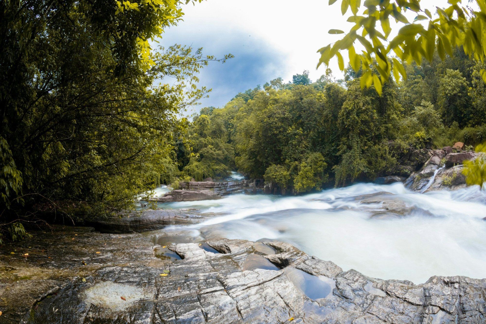 Rapids on the Kelani River at Kitulgala