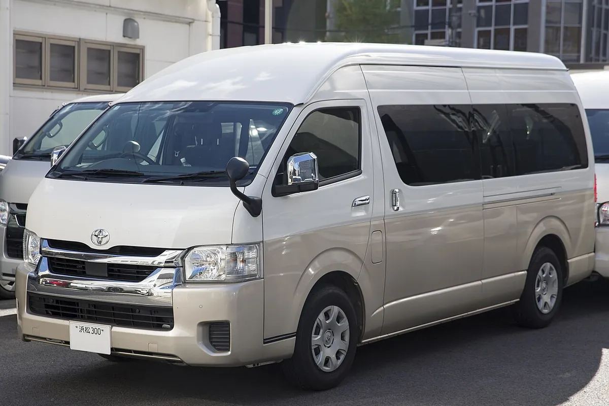A Toyota HiAce (KDH) High Roof